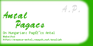 antal pagacs business card